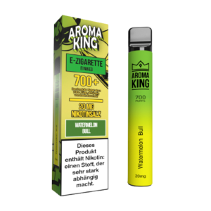 AROMA KING - Einweg E-Zigarette verschiedene Geschmacksrichtungen Watermelon Bull