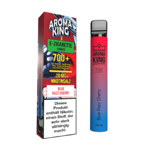 AROMA KING - Einweg E-Zigarette verschiedene Geschmacksrichtungen Blue Razz Cherry