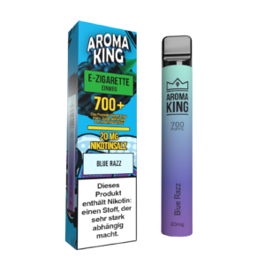 AROMA KING - Einweg E-Zigarette verschiedene Geschmacksrichtungen Blue Razz