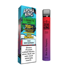 AROMA KING - Einweg E-Zigarette verschiedene Geschmacksrichtungen Blue Sour Raspberry