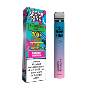 AROMA KING - Einweg E-Zigarette verschiedene Geschmacksrichtungen Blueberry Bubblegum