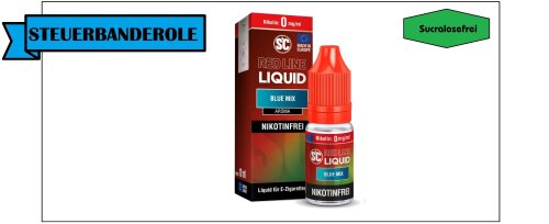 SC-Red Line-Nikotinsalz-10ml-verschiedene Geschmacksrichtungen Blue Mix-0 mg/ml