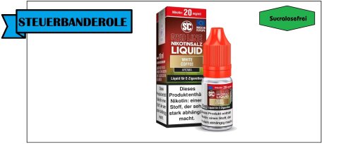 SC-Red Line-Nikotinsalz-10ml-verschiedene Geschmacksrichtungen White Coffee-0 mg/ml