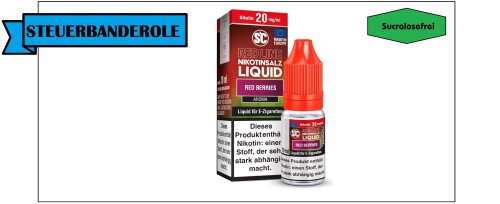 SC-Red Line-Nikotinsalz-10ml-verschiedene Geschmacksrichtungen Red Berries-0 mg/ml