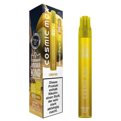 AROMA KING Cosmic Max - Einweg E-Zigarette - Lemon Tart