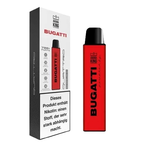 AROMA KING Bugatti Quattro - Einweg E-Zigarette -...
