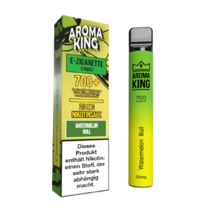 AROMA KING - Einweg E-Zigarette SONDERPREIS kurzer MHD Watermelon Bull