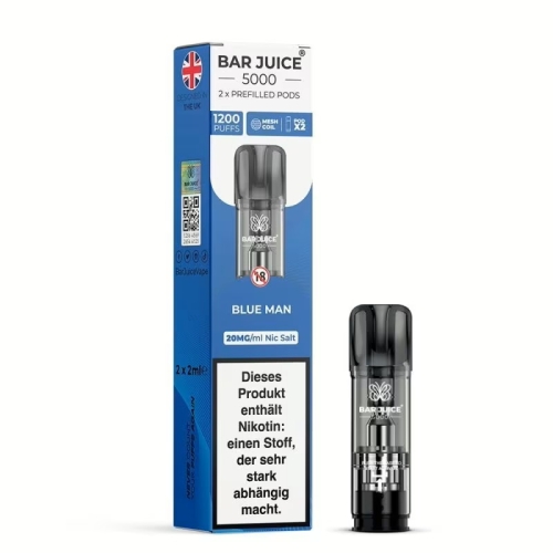 Bar Juice 5000 Pods (2 St&uuml;ck pro Packung) Blue Man