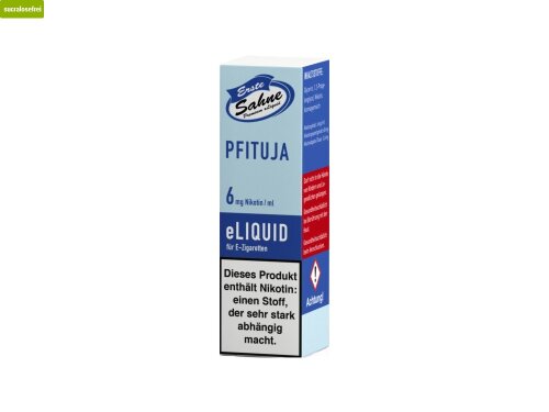 Erste Sahne Pfituja - E-Zigaretten Liquid 0 mg/ml